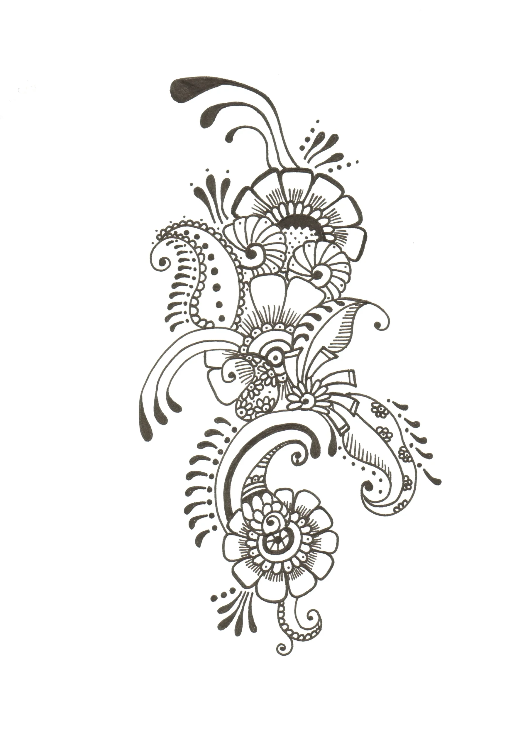 Printable Stencil Henna Patterns Printable Party Favors