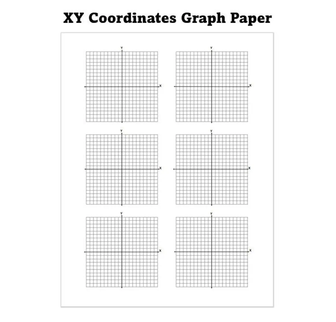 Coordinate Graph Paper Printable