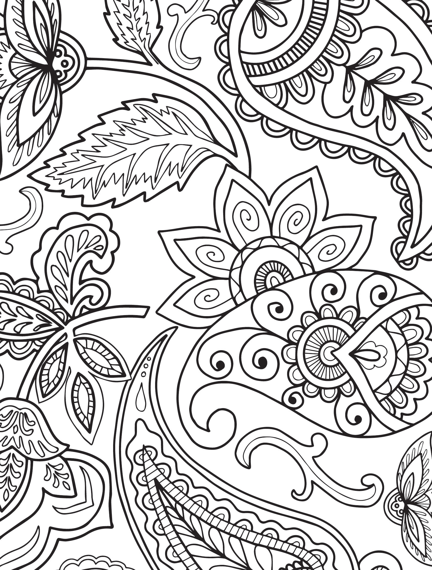 Color Design Pages Printable