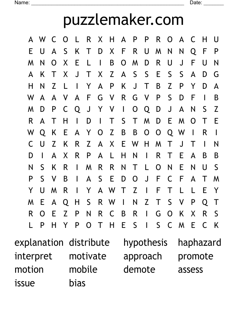 Free Crossword Puzzles Printable Maker