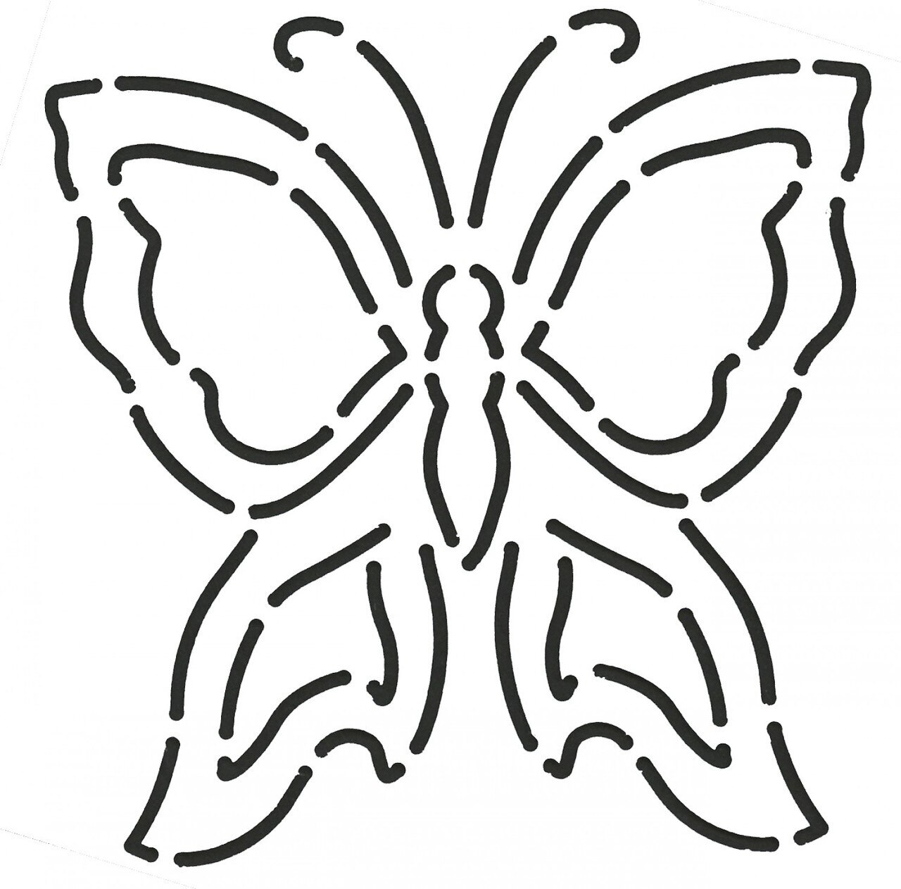 Butterfly Template Printable For Quilting