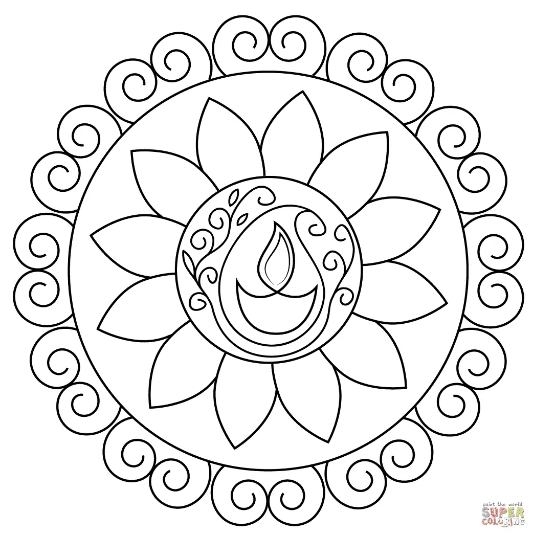 Rangoli Printable Designs