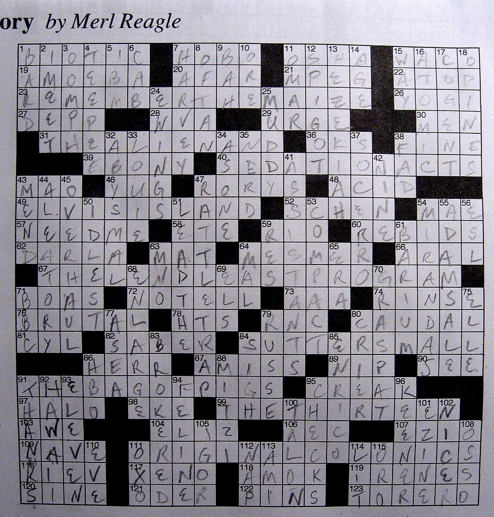 Merl Reagle | Printable Crossword Puzzles
