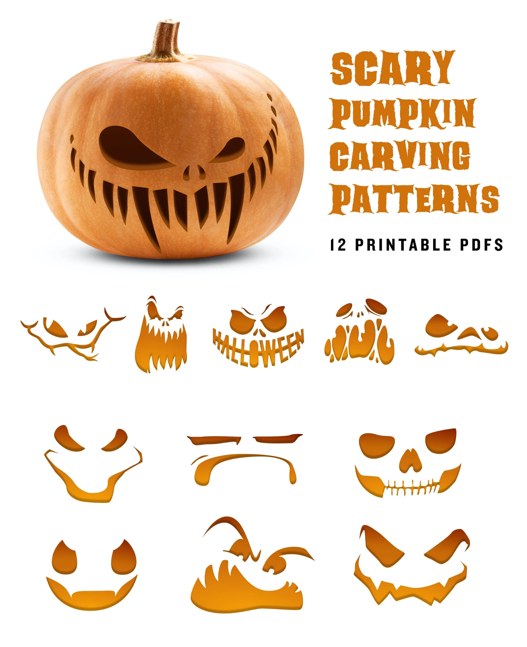 Halloween Pumpkin Designs Printable
