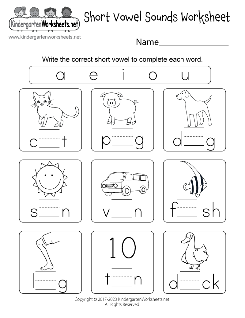 Short Vowel Sounds Worksheet Free Printable Digital amp PDF