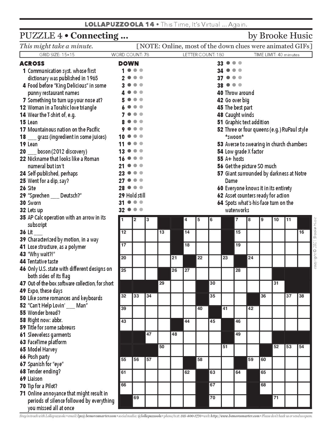 Free Printable Crossword Puzzles Nyt