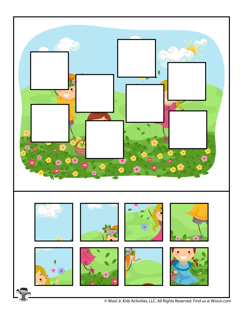 Free Printable Spring Cut And Paste Worksheets