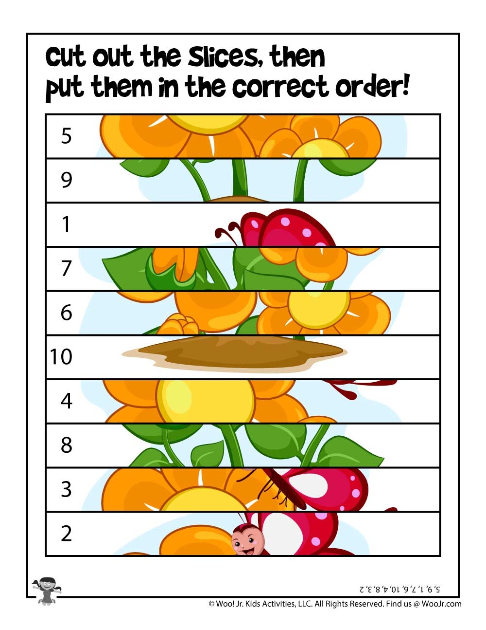 Spring Cut And Paste Worksheets Woo Jr Kids Activities 