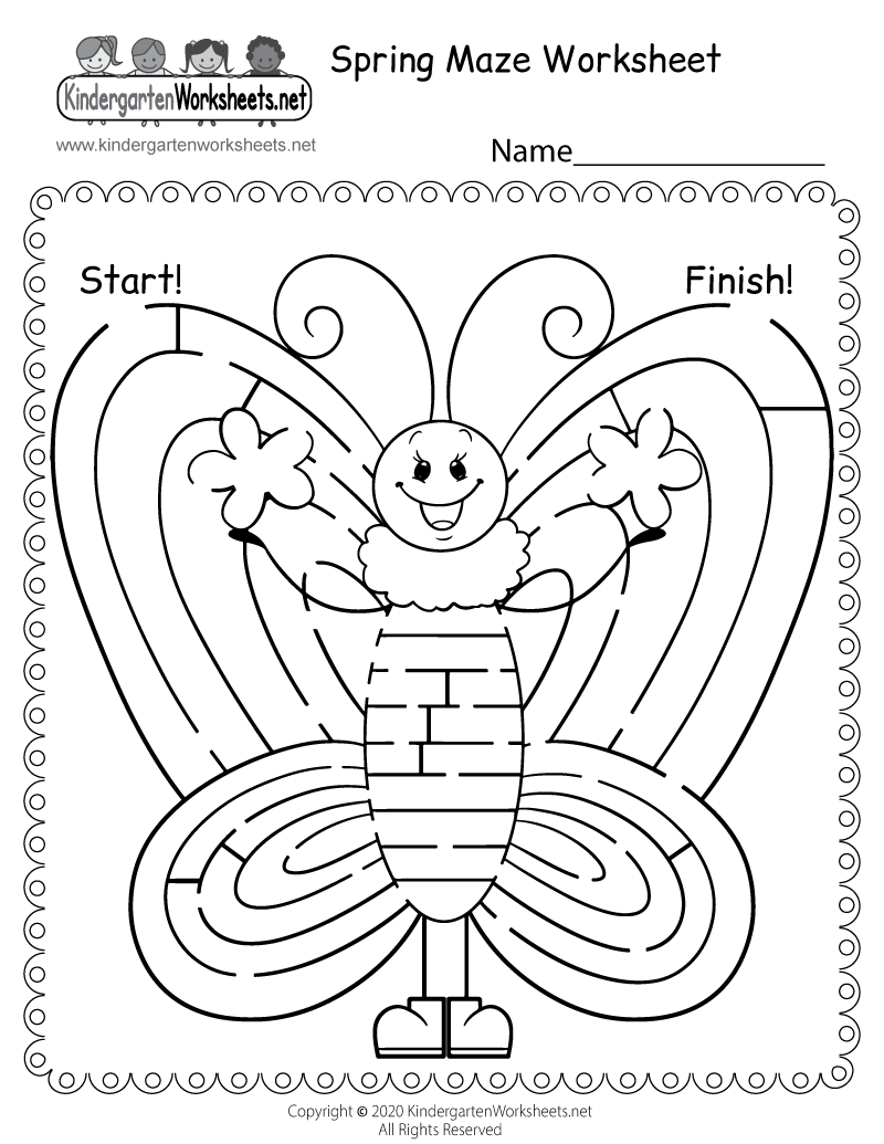 Spring Printable Worksheets