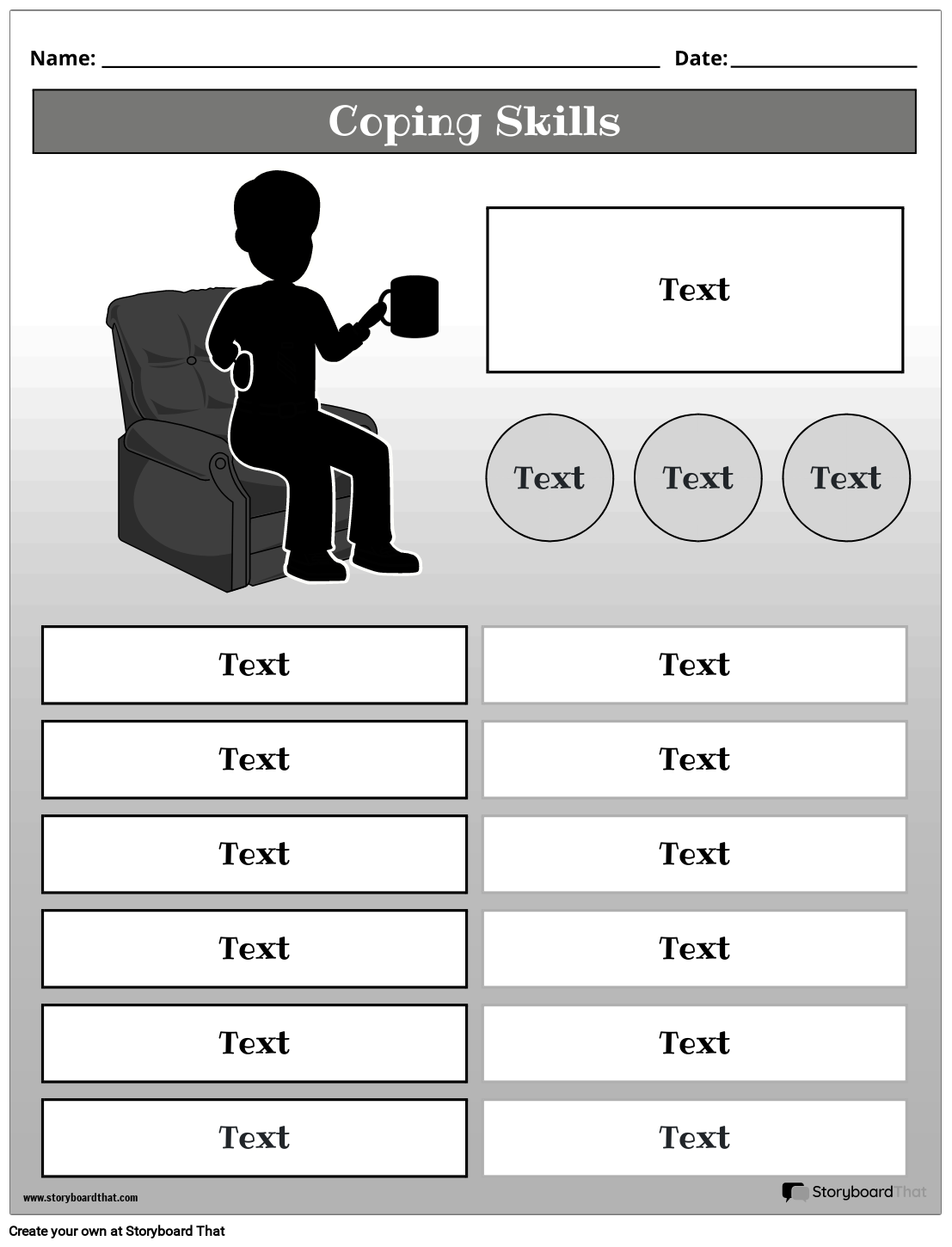 Free Printable Coping Skills Worksheets Pdf