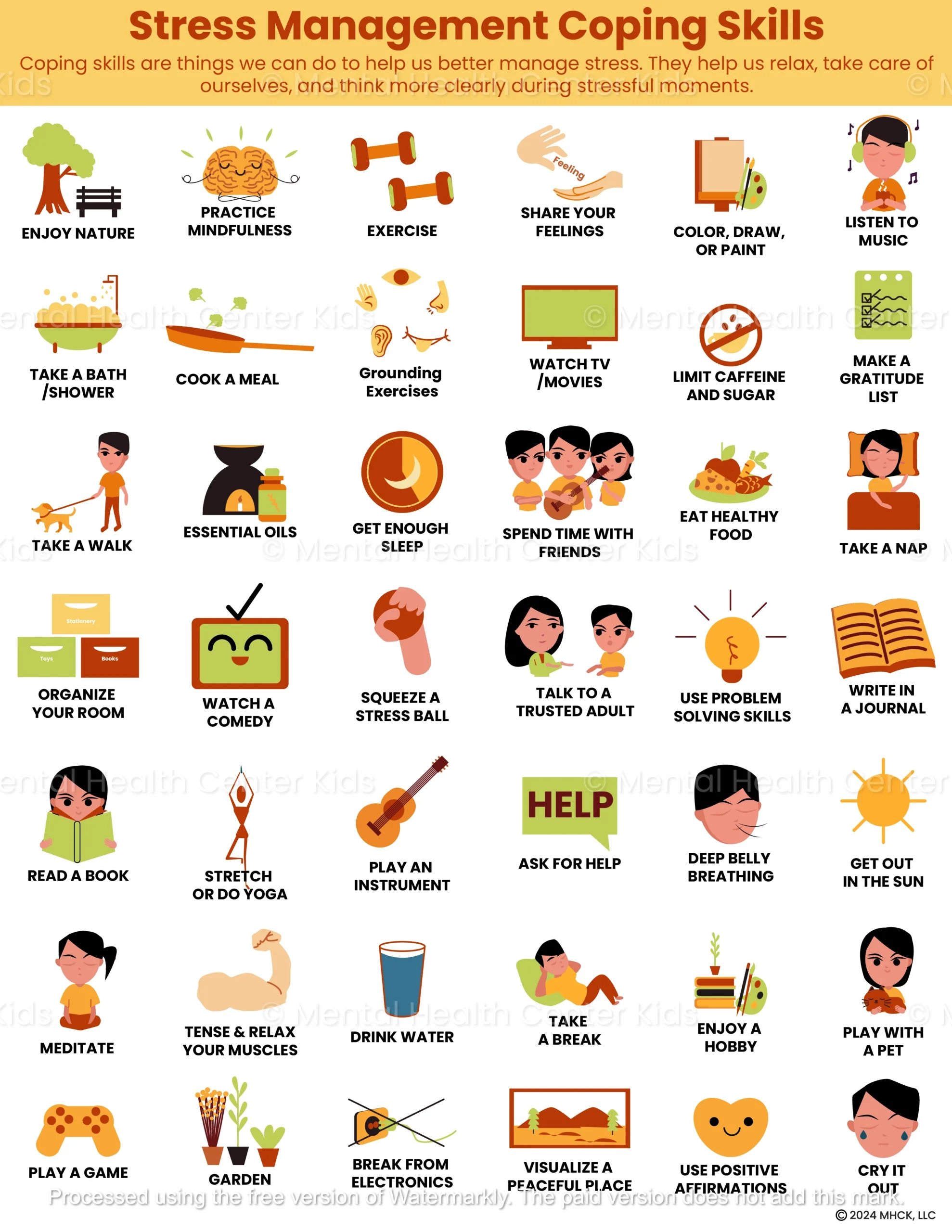 Stress Management Coping Skills PDF 