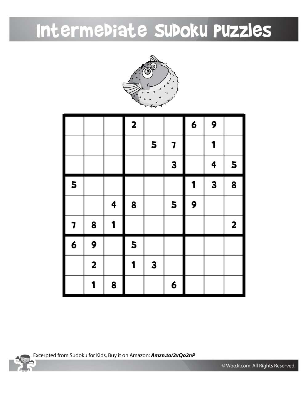 Sudoku For Kids Printable Worksheets And Book Woo Jr Kids 