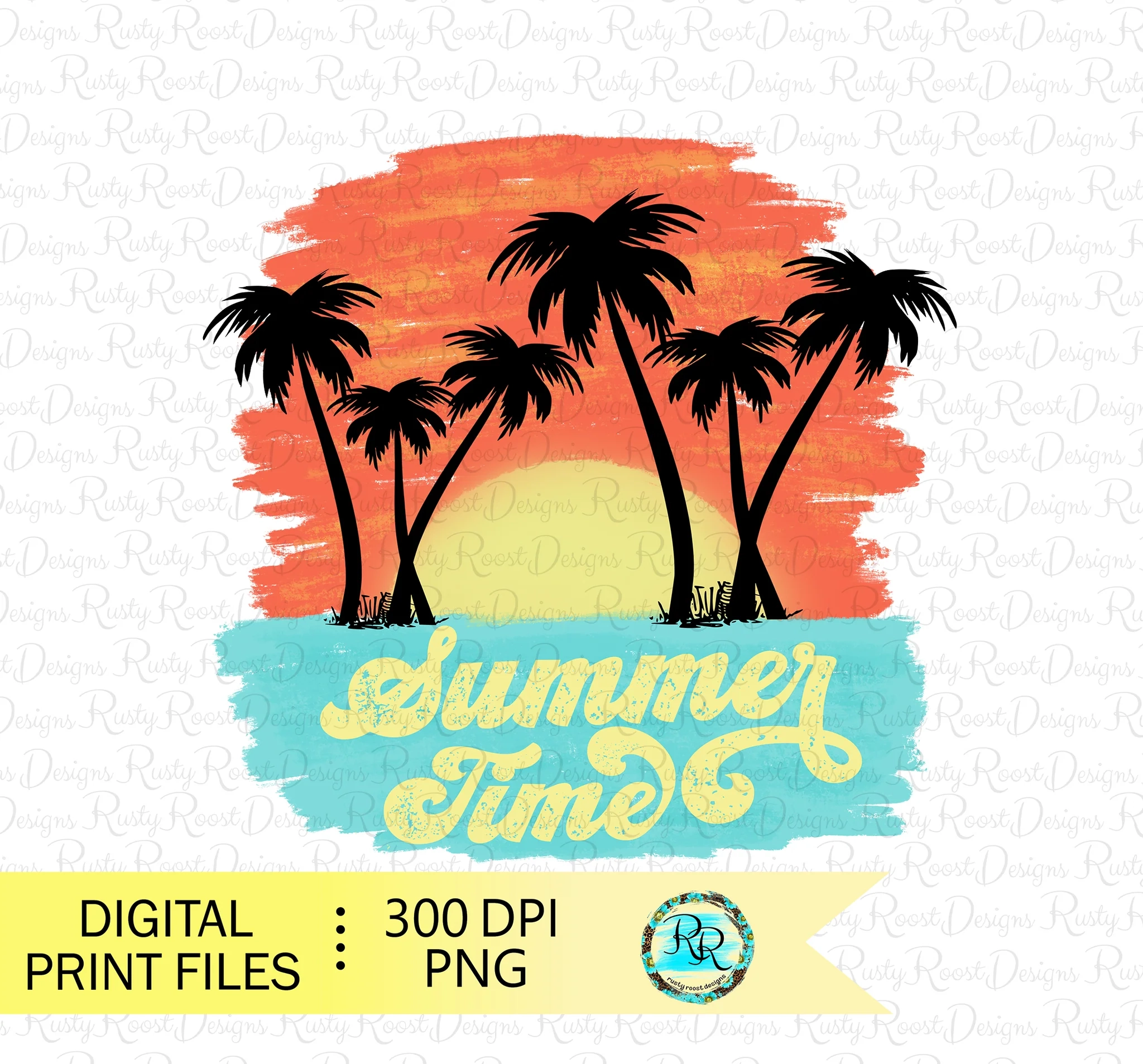 Summertime Png Sublimation Designs Downloads Summer Sunset Png Design Rusty Roost Designs