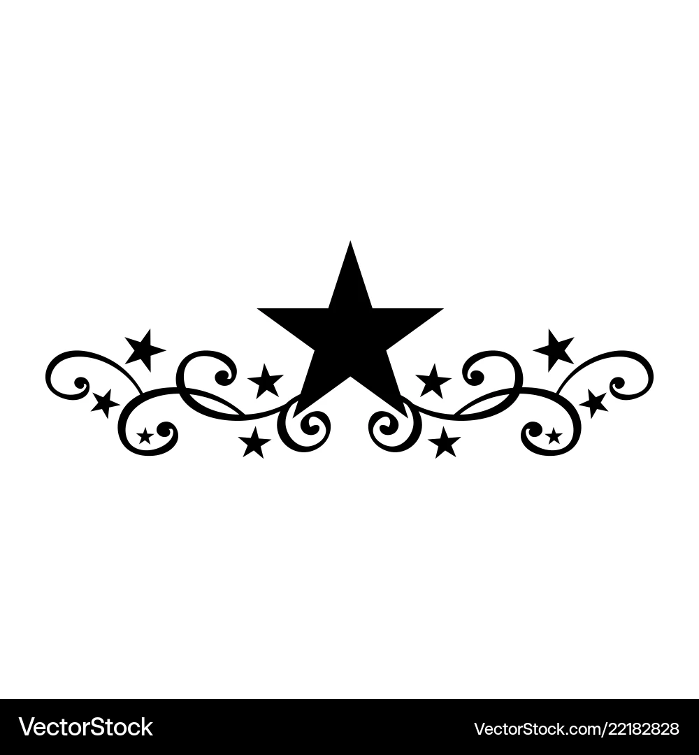 Printable Star Tattoo Designs