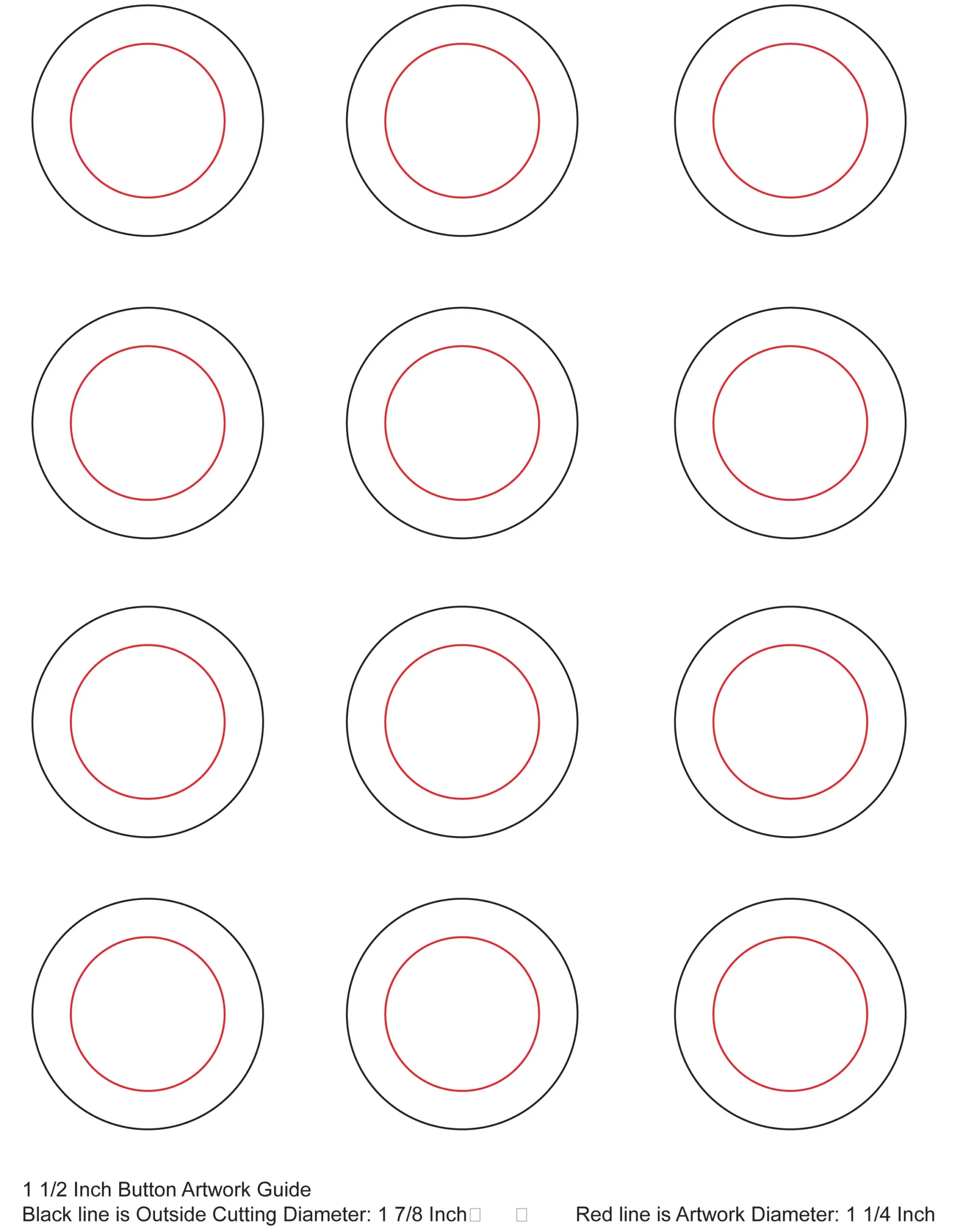 Free Printable Button Art Templates