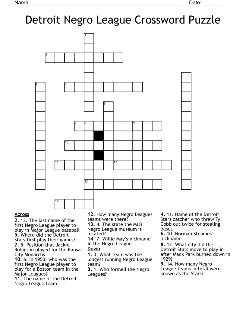 Detroit News Printable Crossword Puzzles