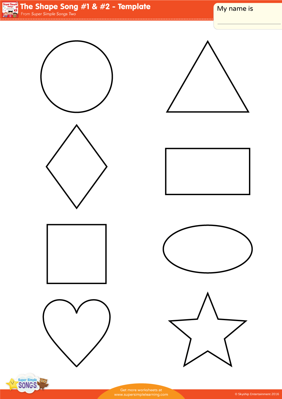 Printable Shape Worksheets