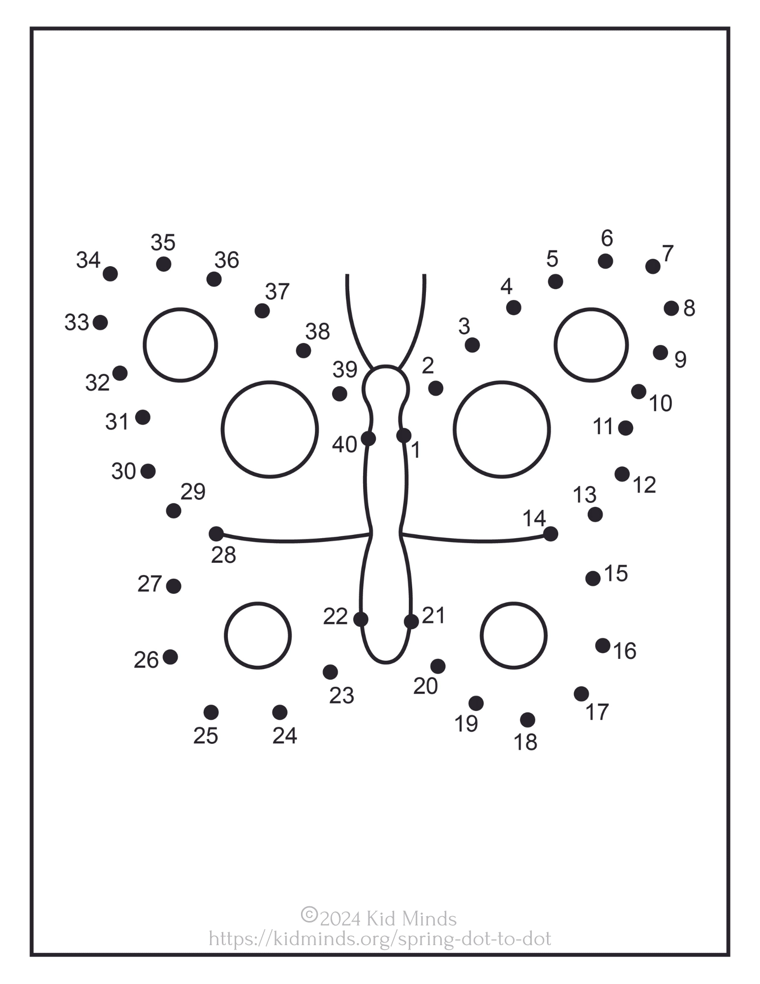 Printable Dot To Dot Worksheets