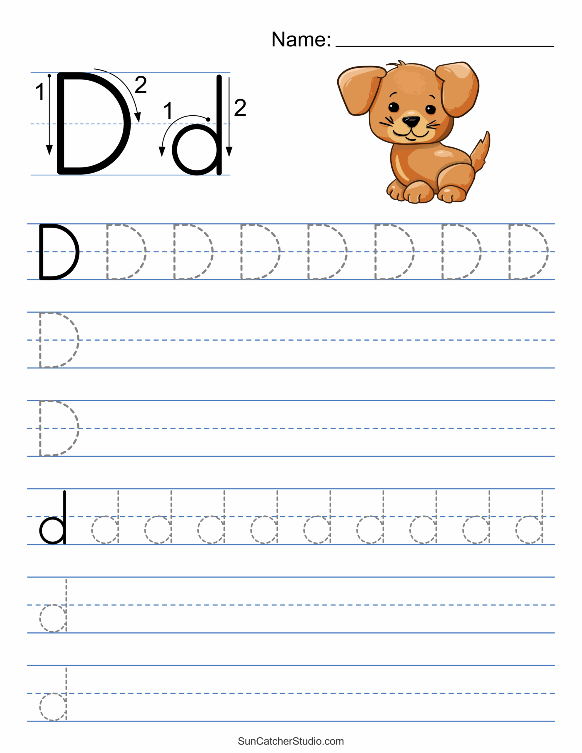 Traceable Alphabet Worksheets Printable