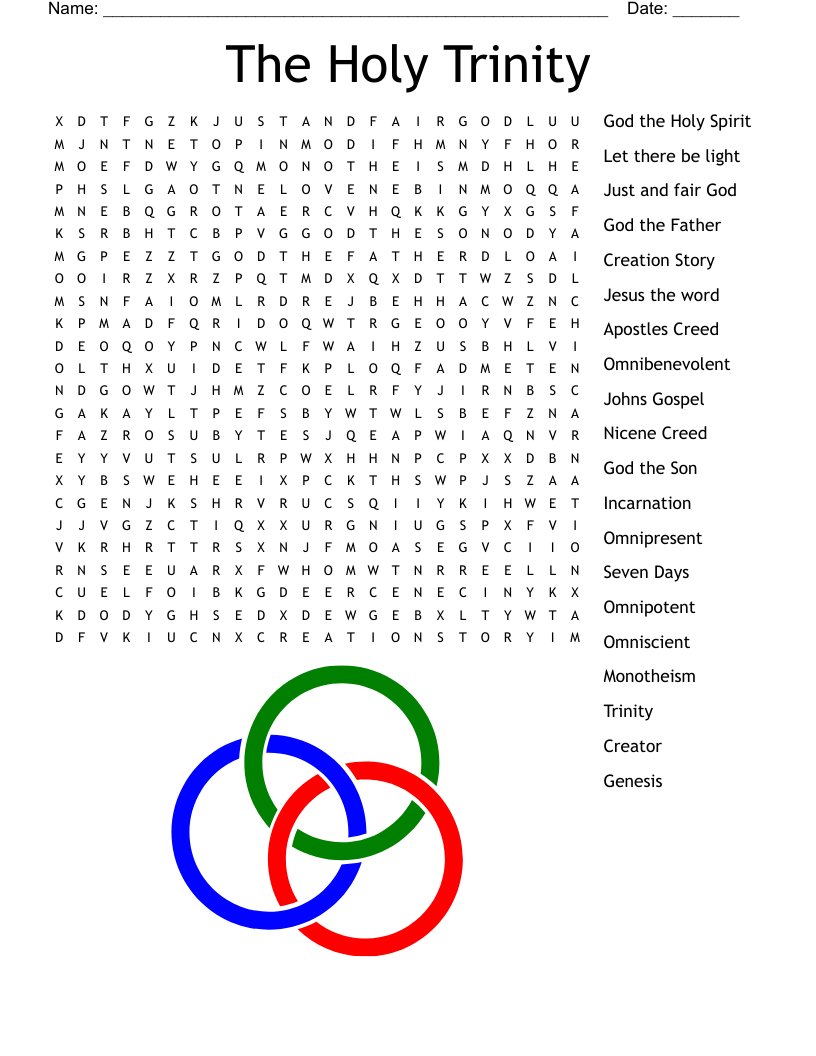 Trinity Crossword Puzzles Printable