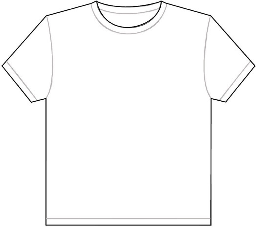 Tshirt Template Plain White T Shirts For Printing Plain White T Shirt Outline New Arrivals