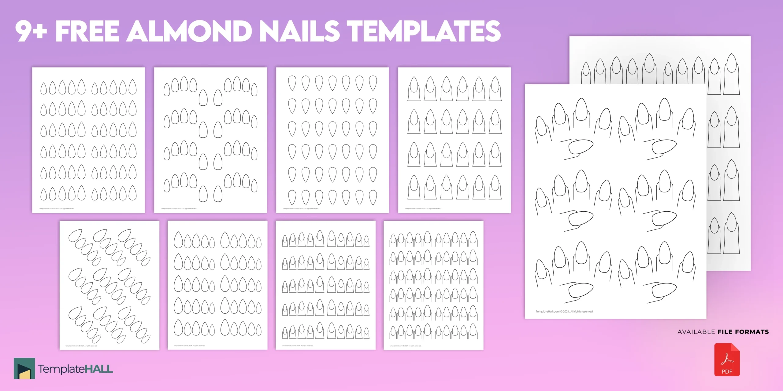 Free Printable Nail Design Templates
