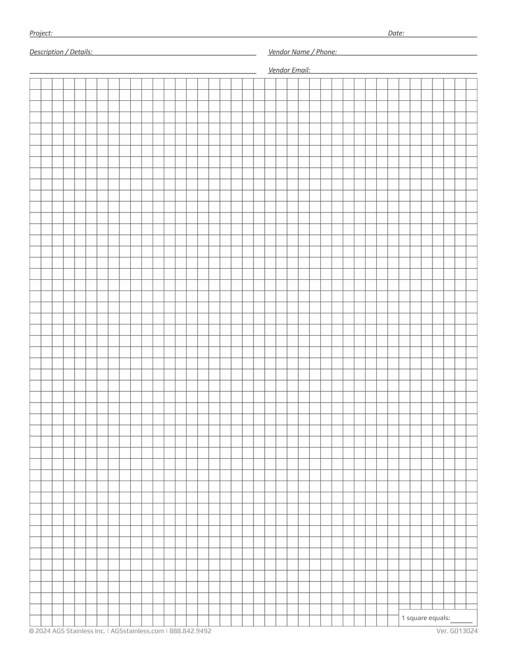 Grid Drawing Paper Printable