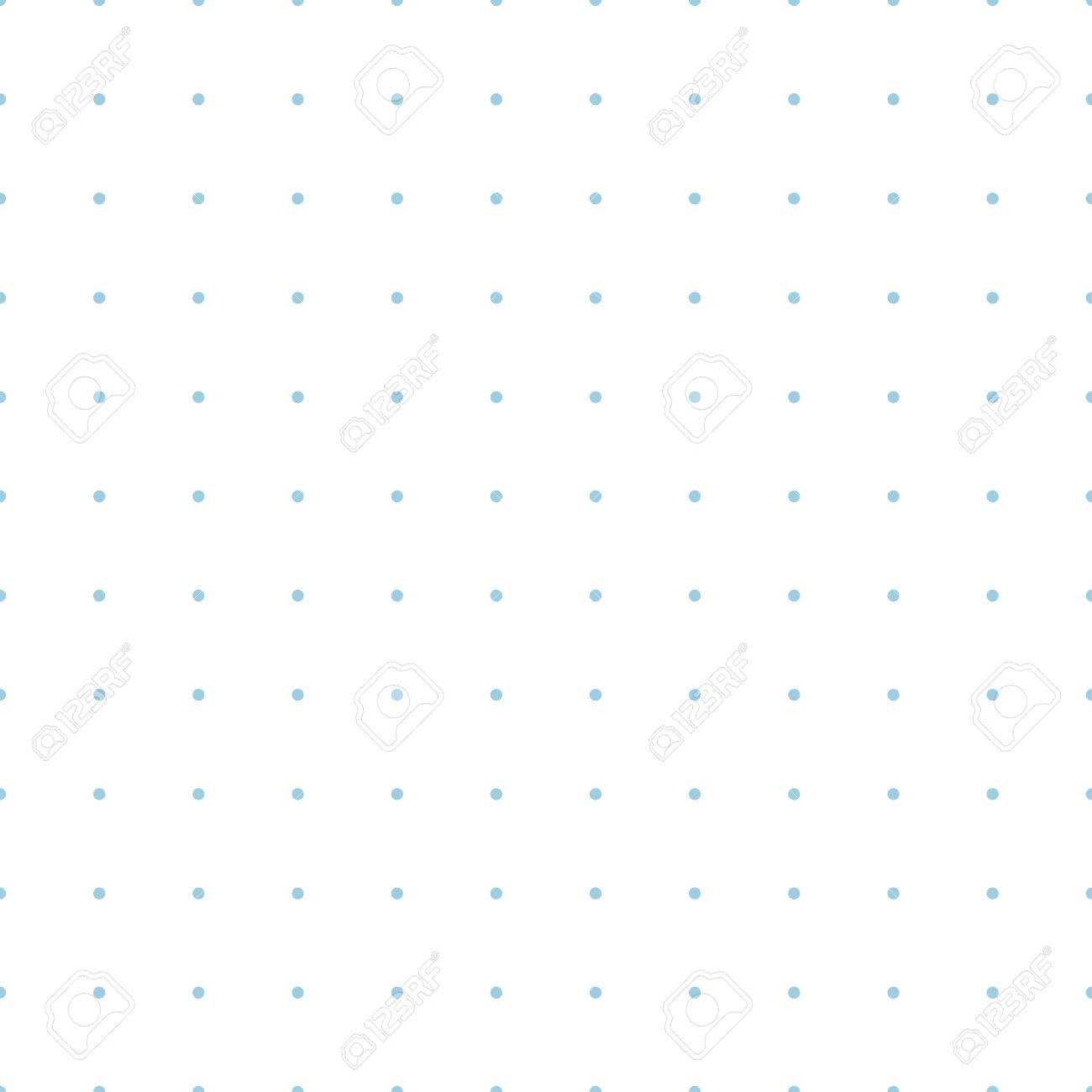 Vector Blue Dotted Grid Graph Paper Seamless Pattern Printable 