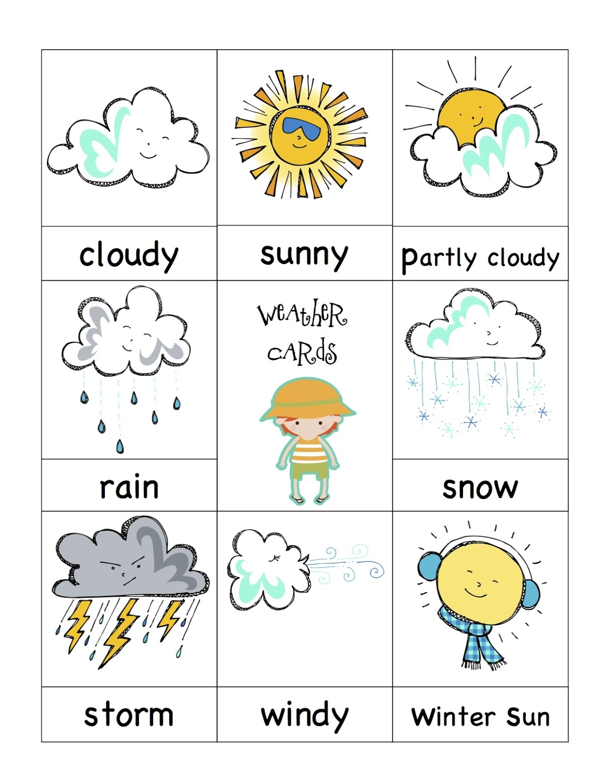Printable Weather Worksheets