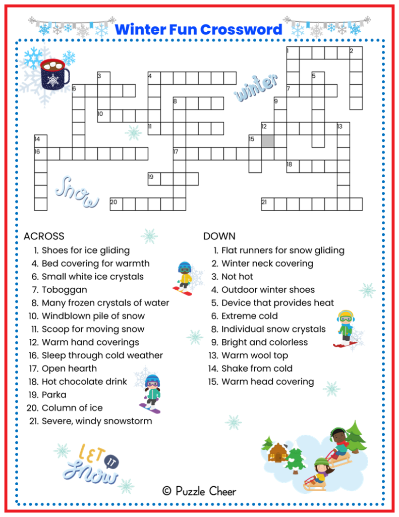 Entertainment Crossword Puzzles Printable