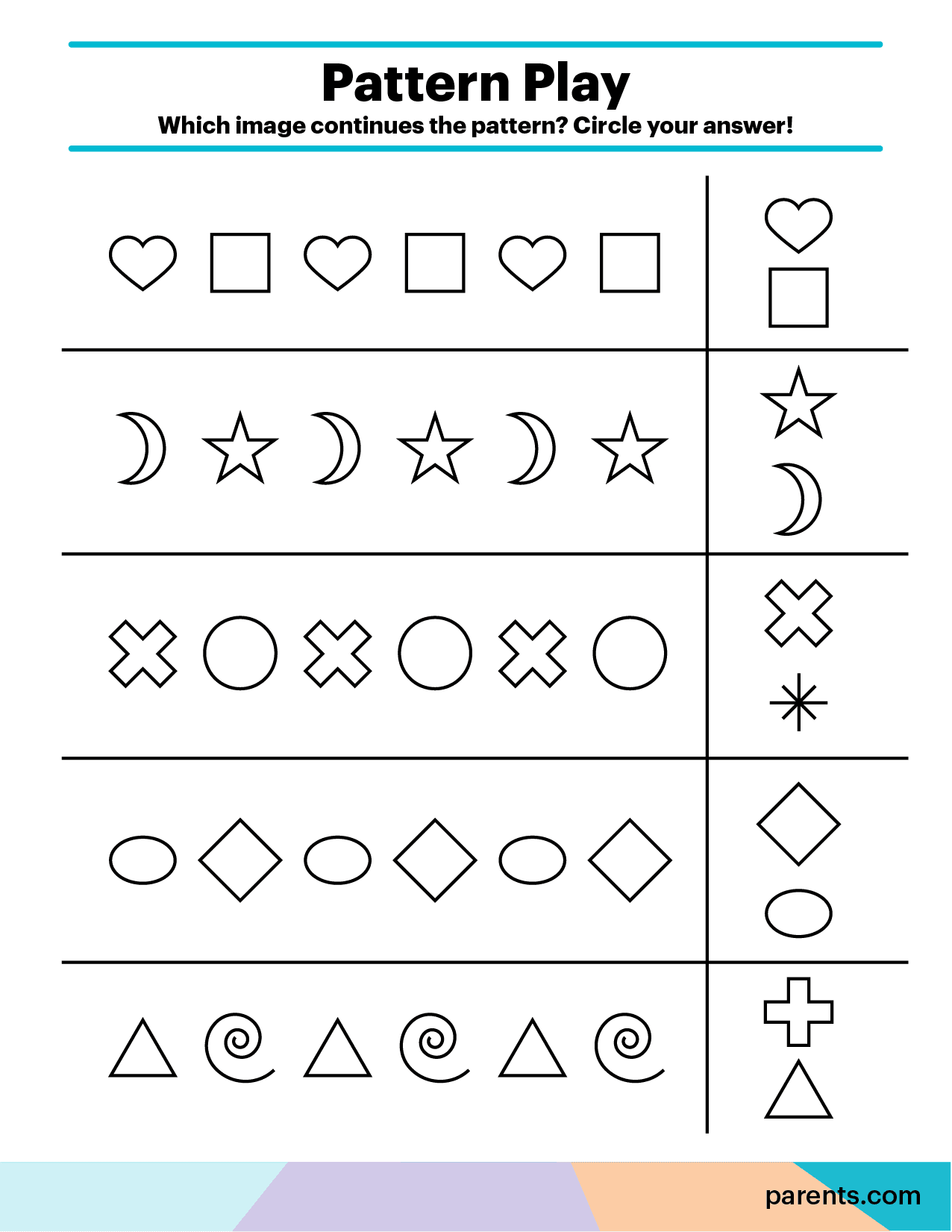 Free Printable Worksheets For 5 Year Olds